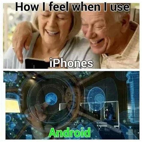 android vs apple meme